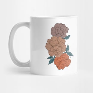 Floral Print (Peonies) Mug